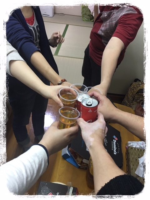 模合・乾杯